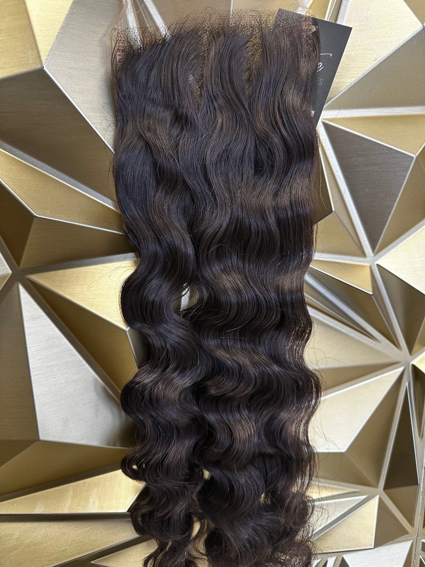 BURMESE WAVY CLOSURE 5x5