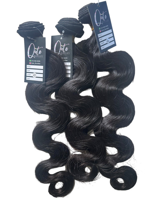 RAW BODY WAVE MALAYSIAN BUNDLES