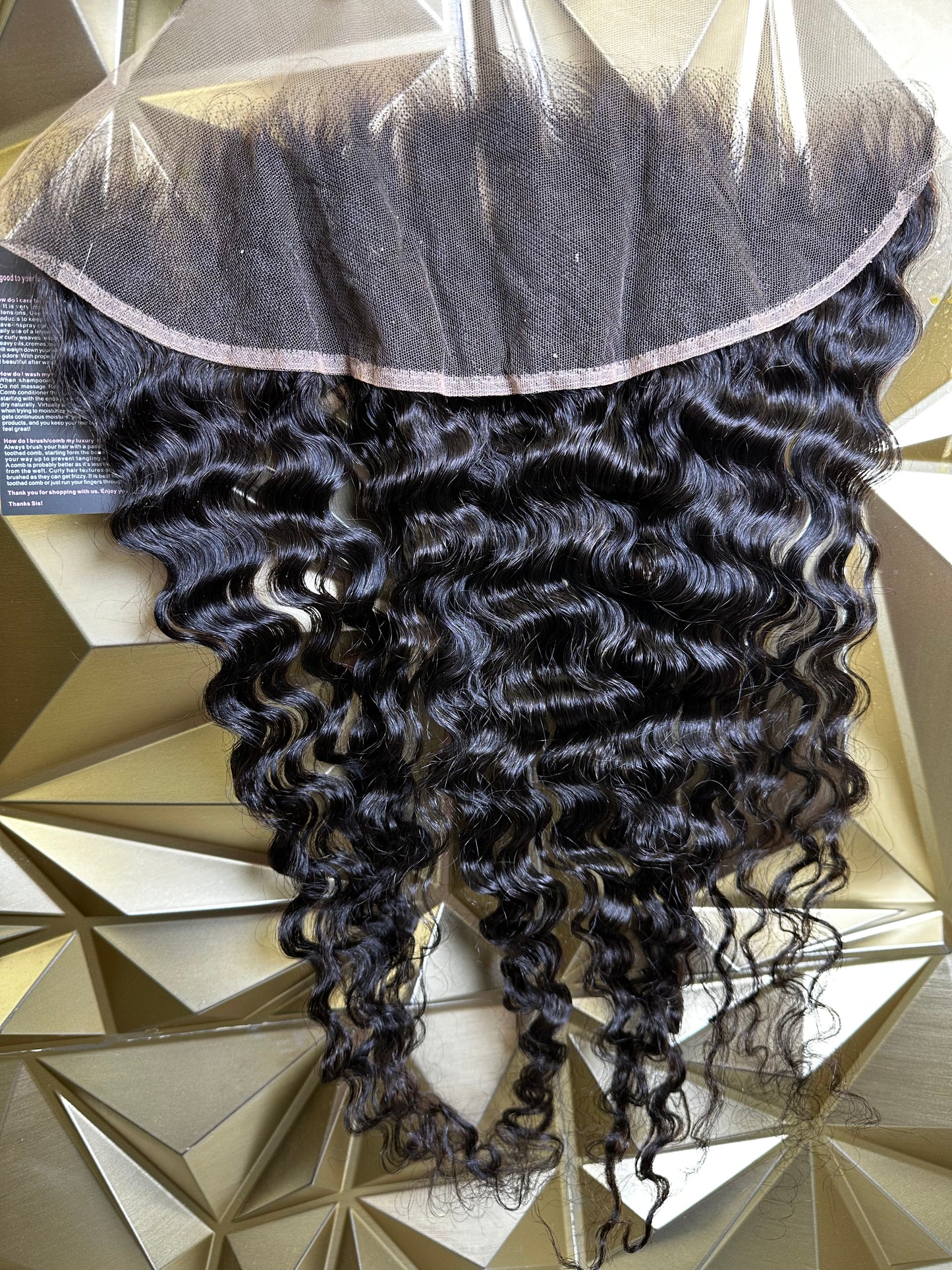 Burmese Curly lace frontal