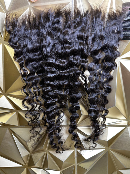 Burmese Curly lace frontal