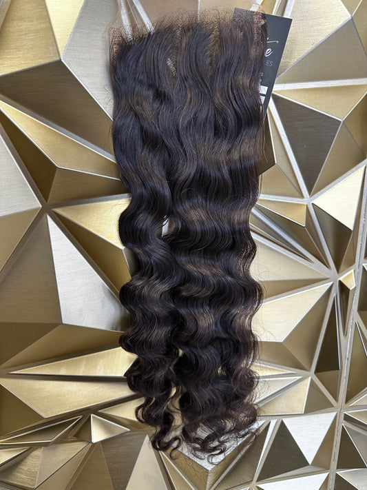 BURMESE WAVY CLOSURE 5x5